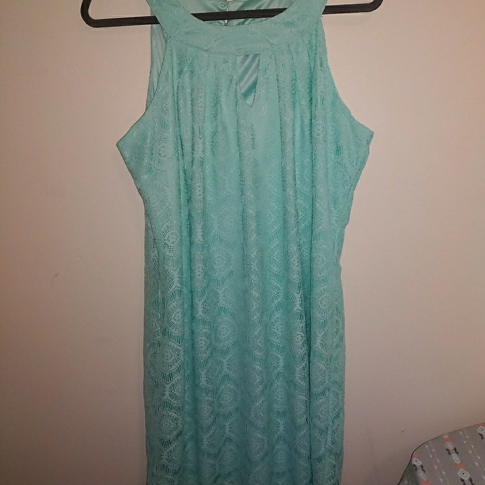 Maurices mint green dress size 20